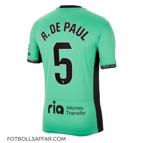 Atletico Madrid Rodrigo De Paul #5 Tredjeställ 2023-24 Kortärmad